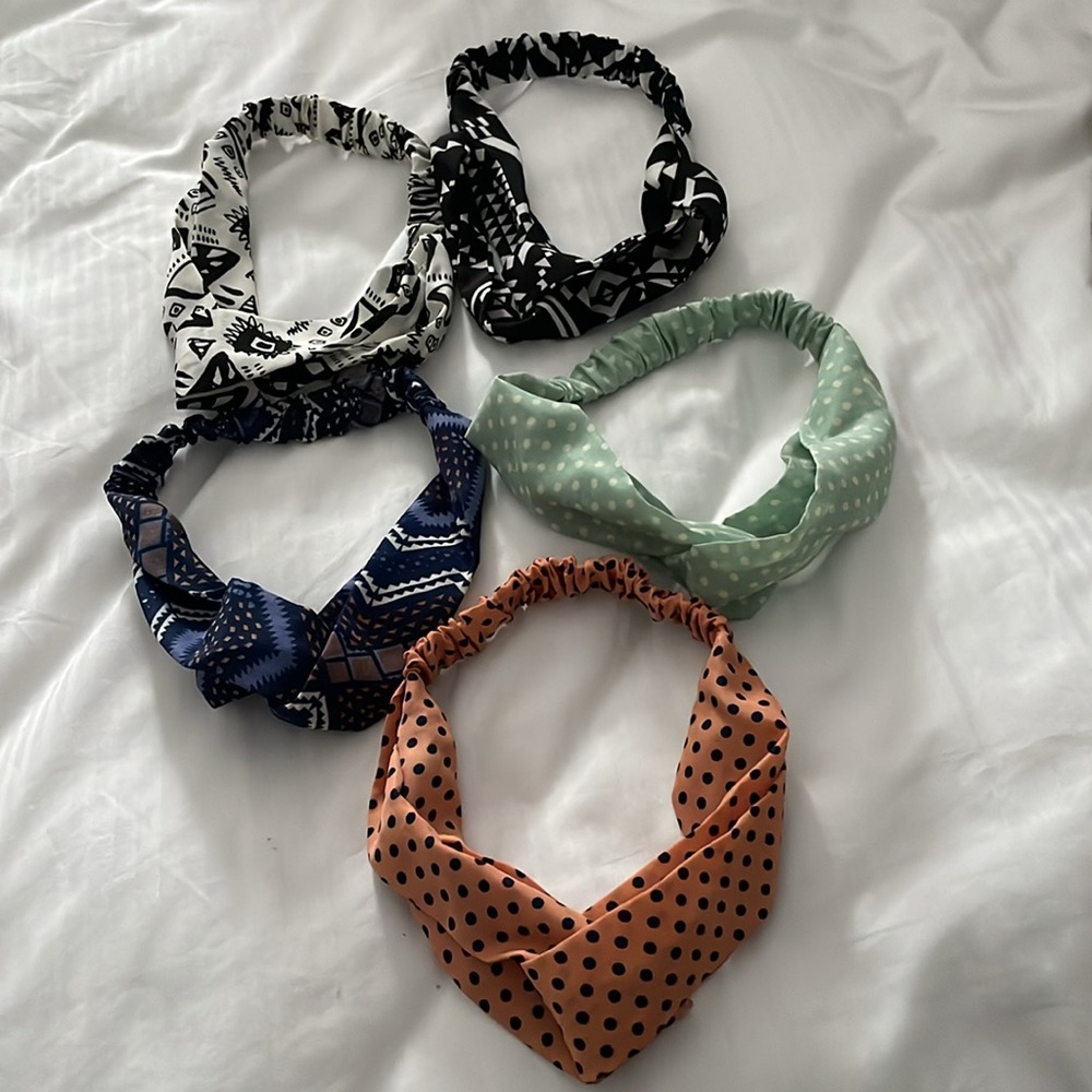 Set of 5 headbands - Picture 3 of 8